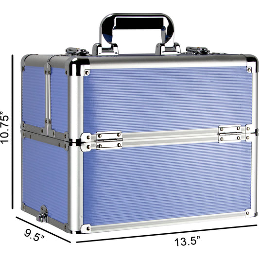VER Beauty Aluminum Makeup Case – Sliding Trays & Modular Expandable Design