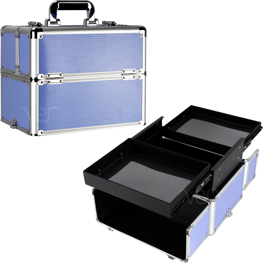 Romite Train Case Organizer with Extendable Trays-VP019