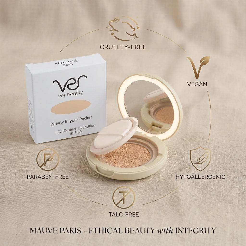 MAUVE Paris LED Cushion Foundation Compact – Light Medium Neutral