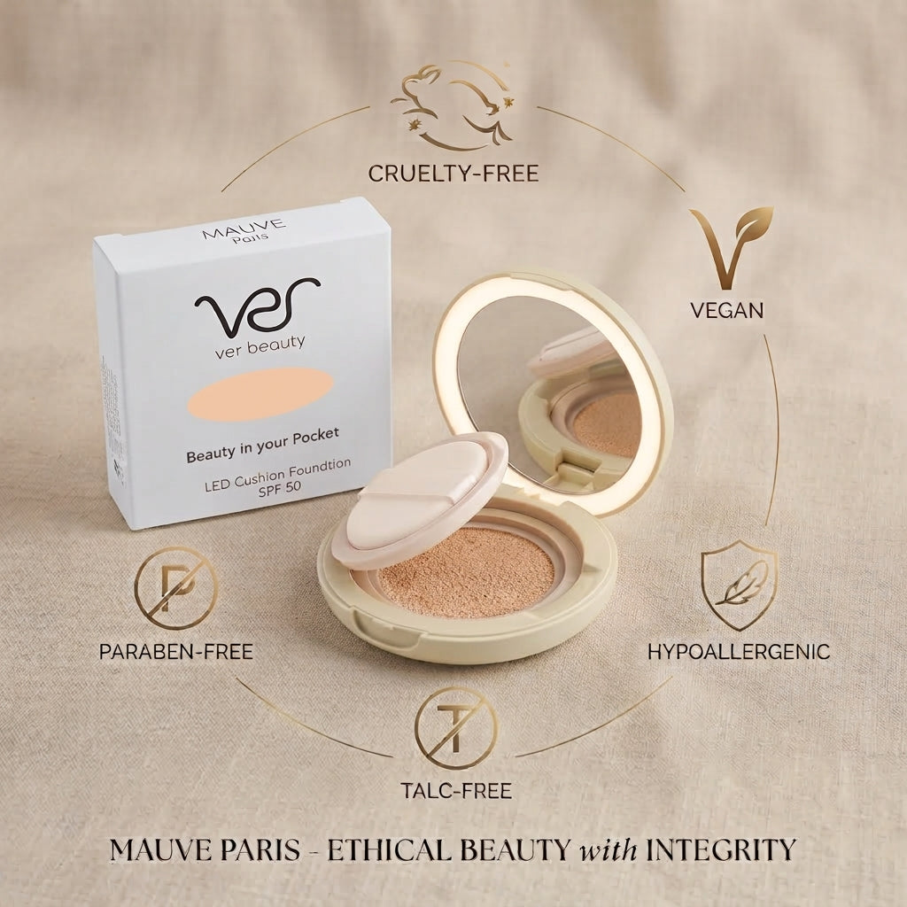 VER Beauty LED Cushion Foundation Compact – Intense Medium Neutral