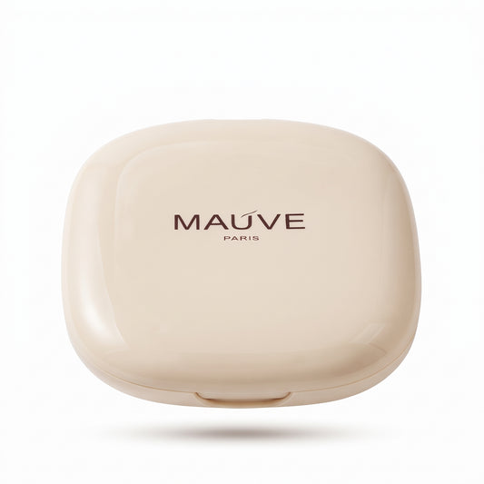 VER Beauty LED Pressed Powder Compact with Translucent Matte Finish, Clean Mineral Formula, Moisturizing & Lightweight