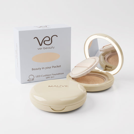 VER Beauty LED Cushion Foundation Compact – Light Medium Neutral