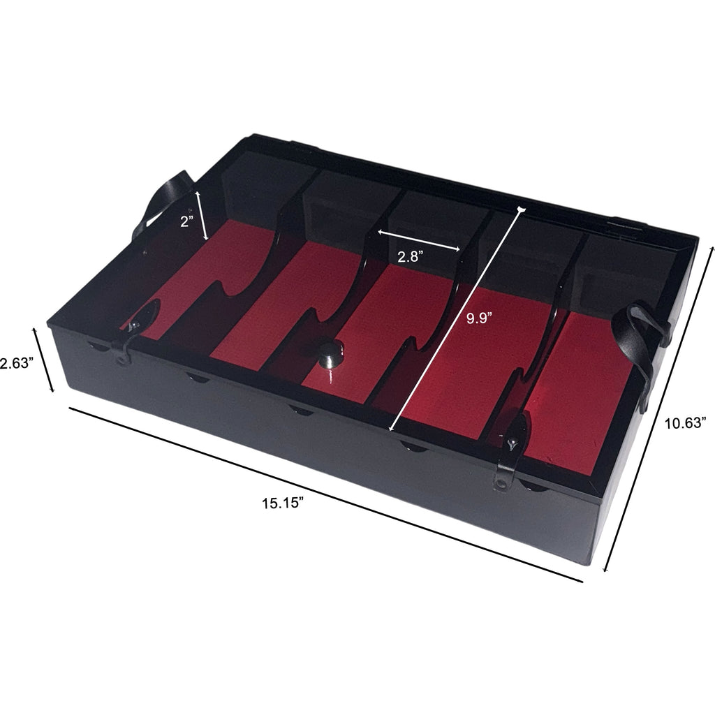 Professional Portable Barber Case for 5 Clippers and Supplies by JC Barber - JBC002