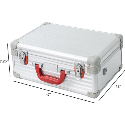 Professional Portable Barber Case for 5 Clippers and Supplies by JC Barber - JBC002