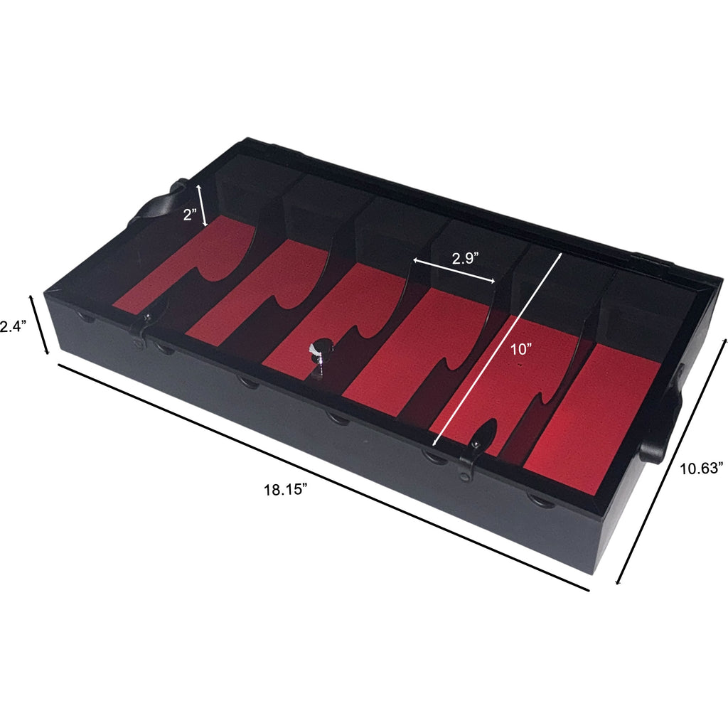 Professional Portable Barber Case for 6 Clippers and Supplies by JC Barber - JBC004