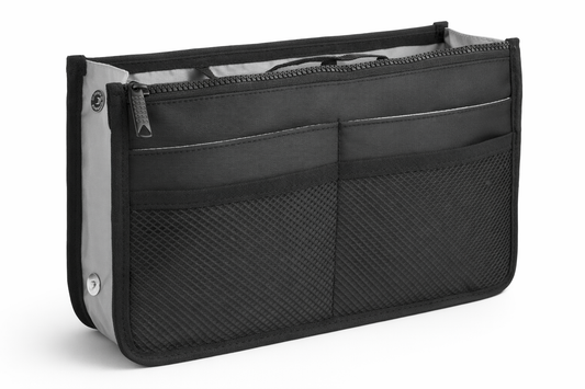 VER Beauty Handbag Organizer Insert – Expandable Multi-Pocket Purse Organizer