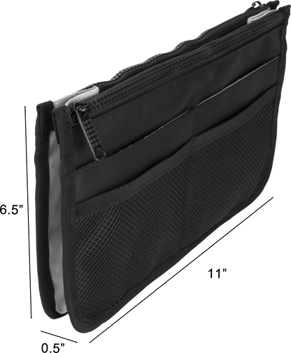VER Beauty Handbag Organizer Insert – Expandable Multi-Pocket Purse Organizer