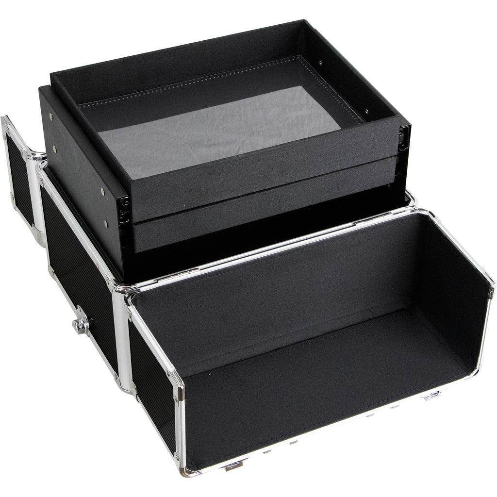 Romite Train Case Organizer with Extendable Trays-VP019