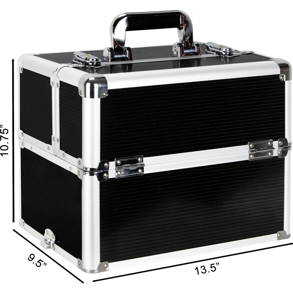 Romite Train Case Organizer with Extendable Trays-VP019