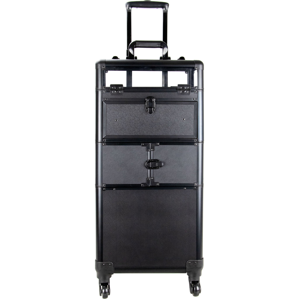 Centani Professional 4 Wheels Rolling Makeup Nail Case with Drawer and Extendable Trays by Ver Beauty-VT005