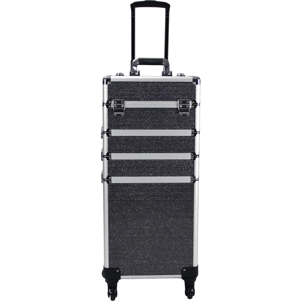 Ravano 9-in1 Four Wheels Professional Rolling Makeup Case by VER Beauty-VT020