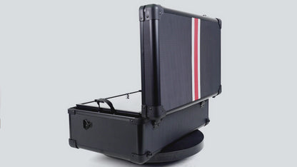 Professional Portable Barber Case for 6 Clippers and Supplies by JC Barber - JBC004