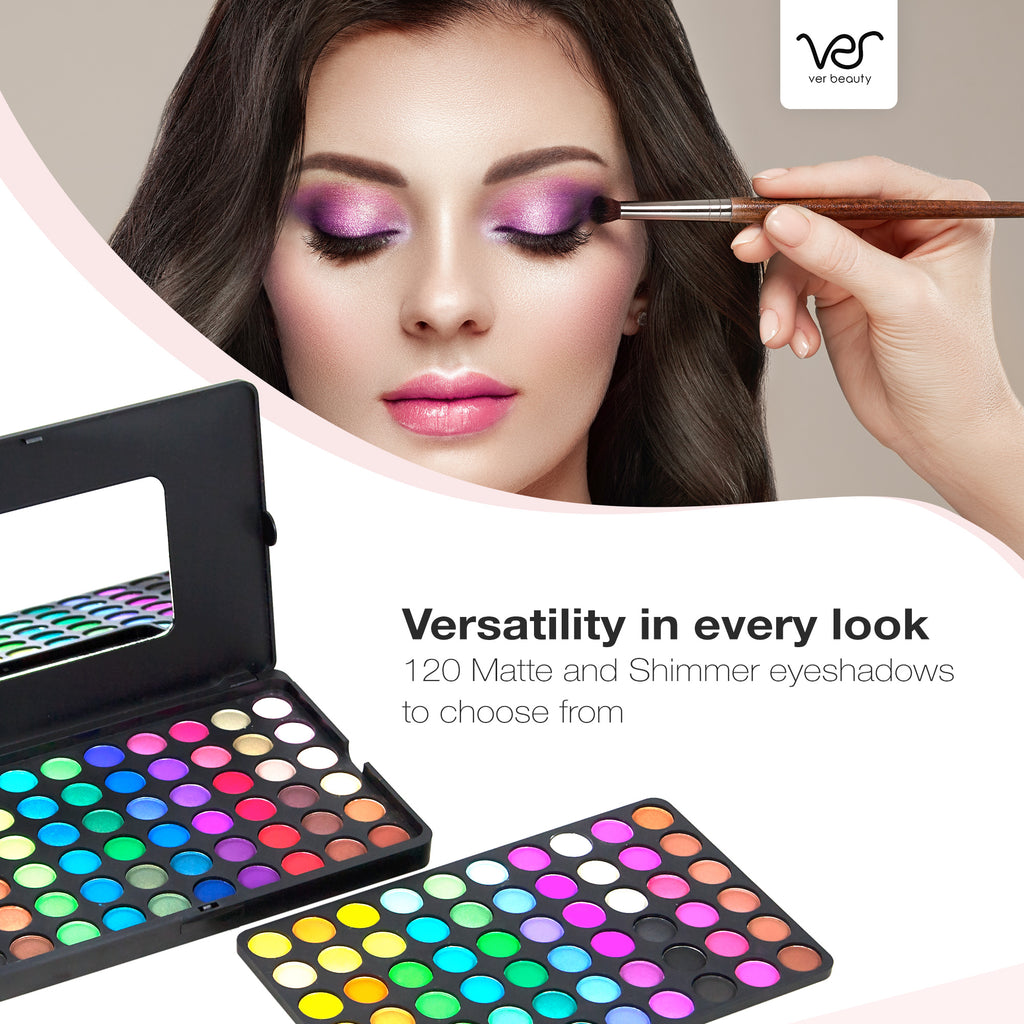 Starr Lush 120 Matte and Shimmer Eyeshadow by Ver Beauty-VMP1211