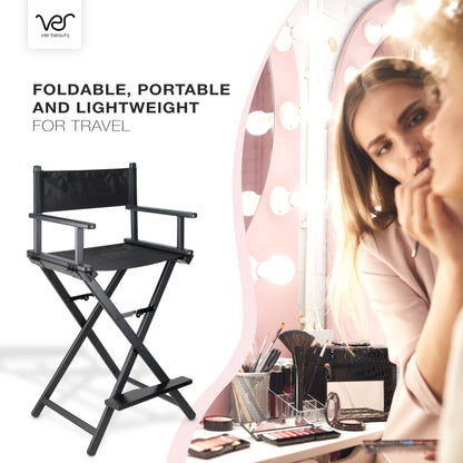 Taddea Aluminum Lightweight Director Chair by Ver Beauty - JMH001
