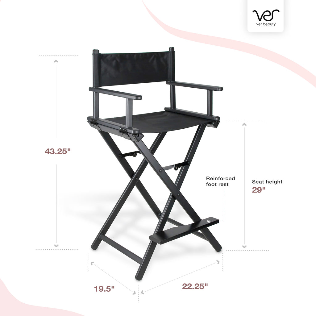 Taddea Aluminum Lightweight Director Chair by Ver Beauty - JMH001