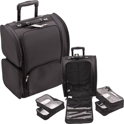 Correr Soft-Sided Rolling Makeup Case by Sunrise-C6401 - eBest Makeup Cases