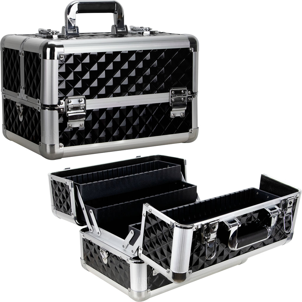 Vellutini Makeup Case Organizer with 2 Extendable Trays by Ver Beauty-CP001