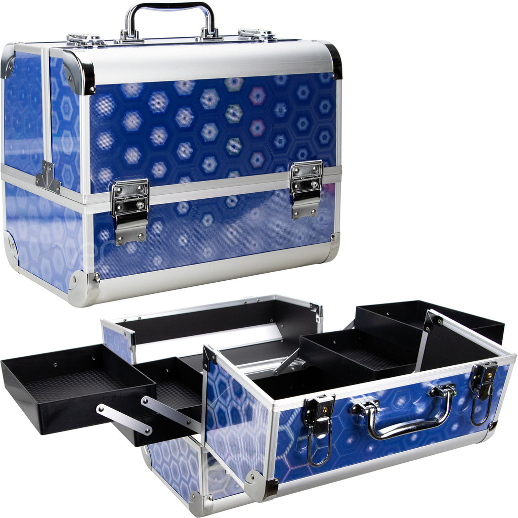 Trinita Makeup Case Organizer with 4 Extendable Trays by Ver Beauty