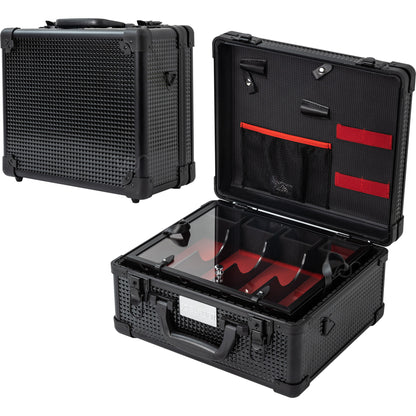 Professional Portable Barber Case for 4 Clippers and Supplies by JC Barber - JBC001