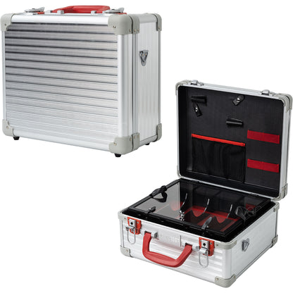 Professional Portable Barber Case for 4 Clippers and Supplies by JC Barber - JBC001