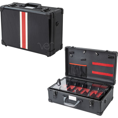 Professional Portable Barber Case for 5 Clippers and Supplies by JC Barber - JBC002
