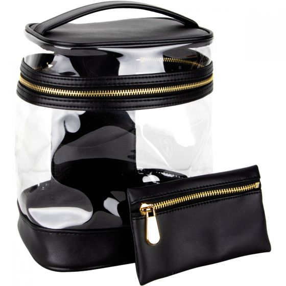 Teletta Vintage Clear Bag by Ver Beauty-VB001 - eBest Makeup Cases