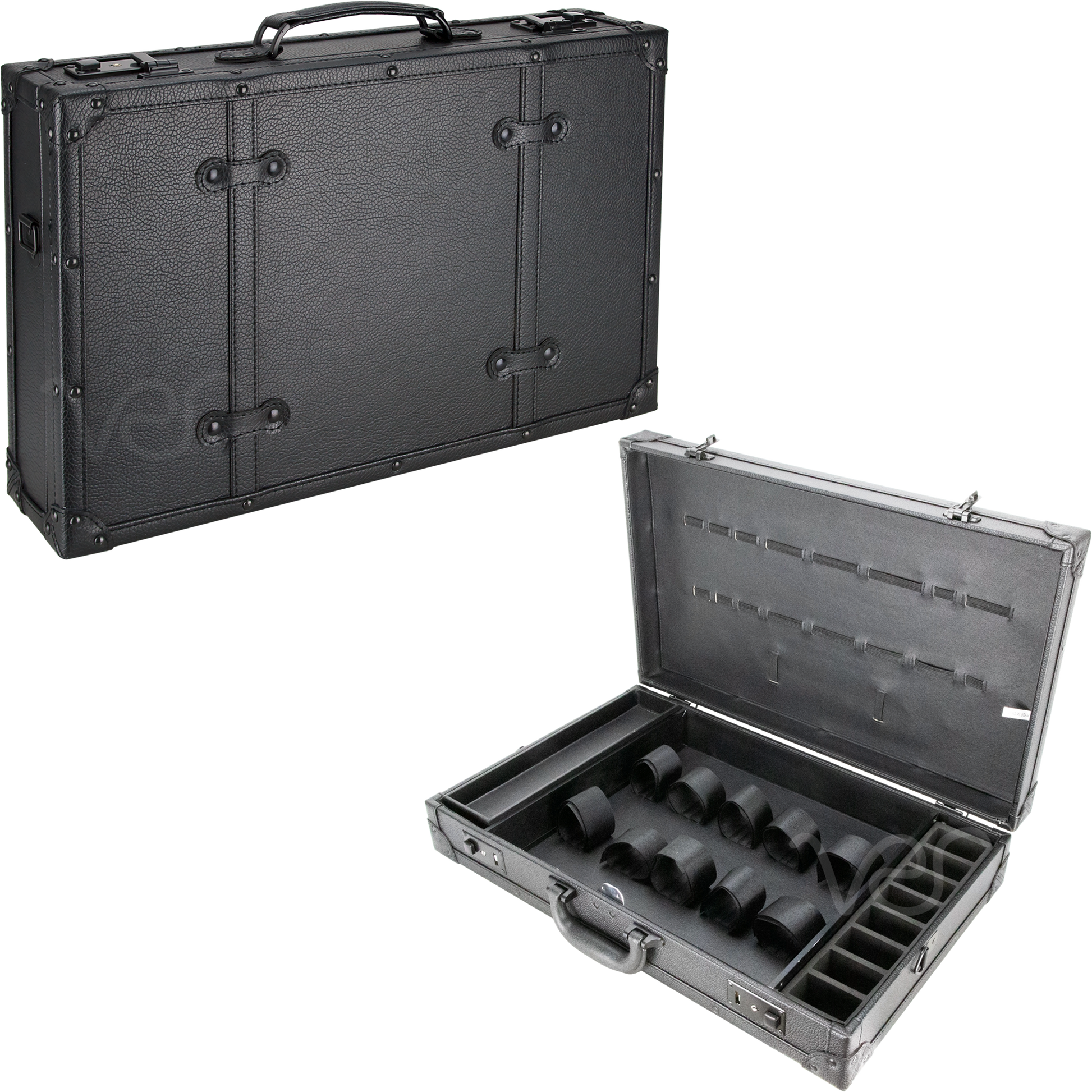 Renier Professional Barber Case Organizer by Ver Beauty-VBK006 - eBest Makeup Cases