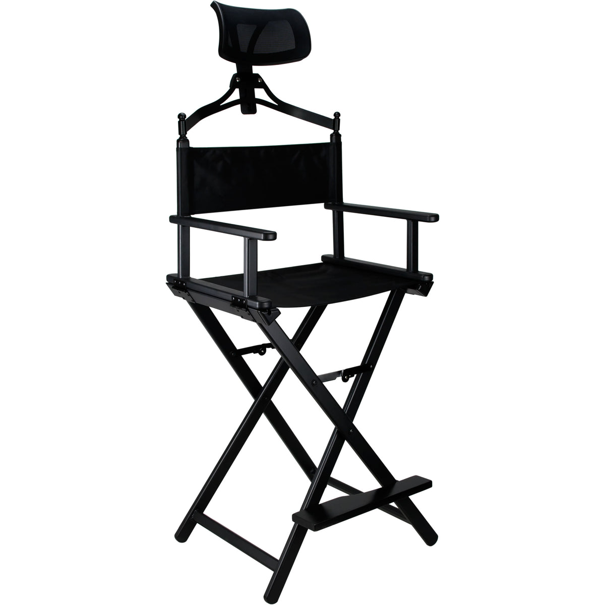 Taddea Aluminum Lightweight Director Foldable Chair with Headrest by Ver Beauty - JMH002