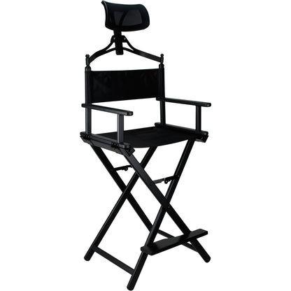 Taddea Aluminum Lightweight Director Foldable Chair with Headrest by Ver Beauty - JMH002