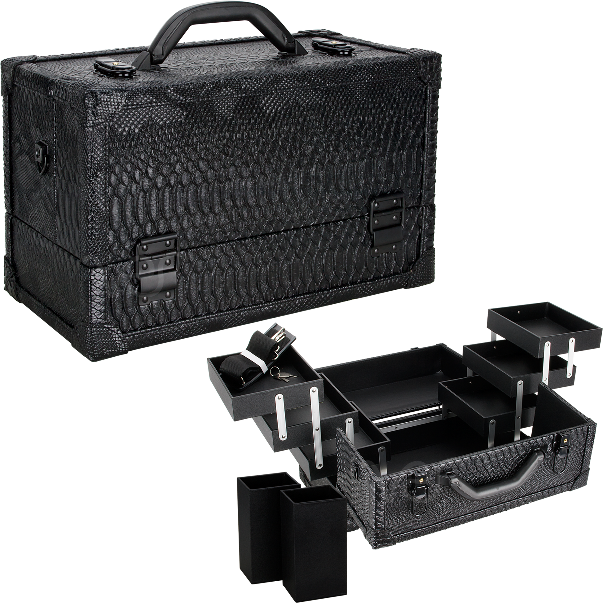 Rucella Train Makeup Case by Ver Beauty-VK3201 - eBest Makeup Cases