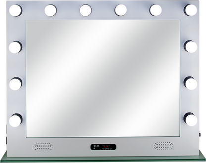 Savio Hollywood Vanity Mirror with 12 LED lights  by Ver Beauty-VL004 - eBest Makeup Cases