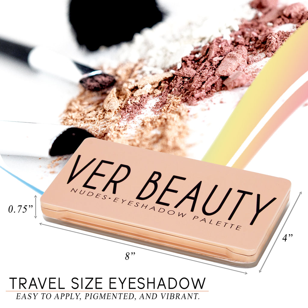 Nude Eyeshadow  Makeup Palette with Brush by Ver Beauty-VMP1411