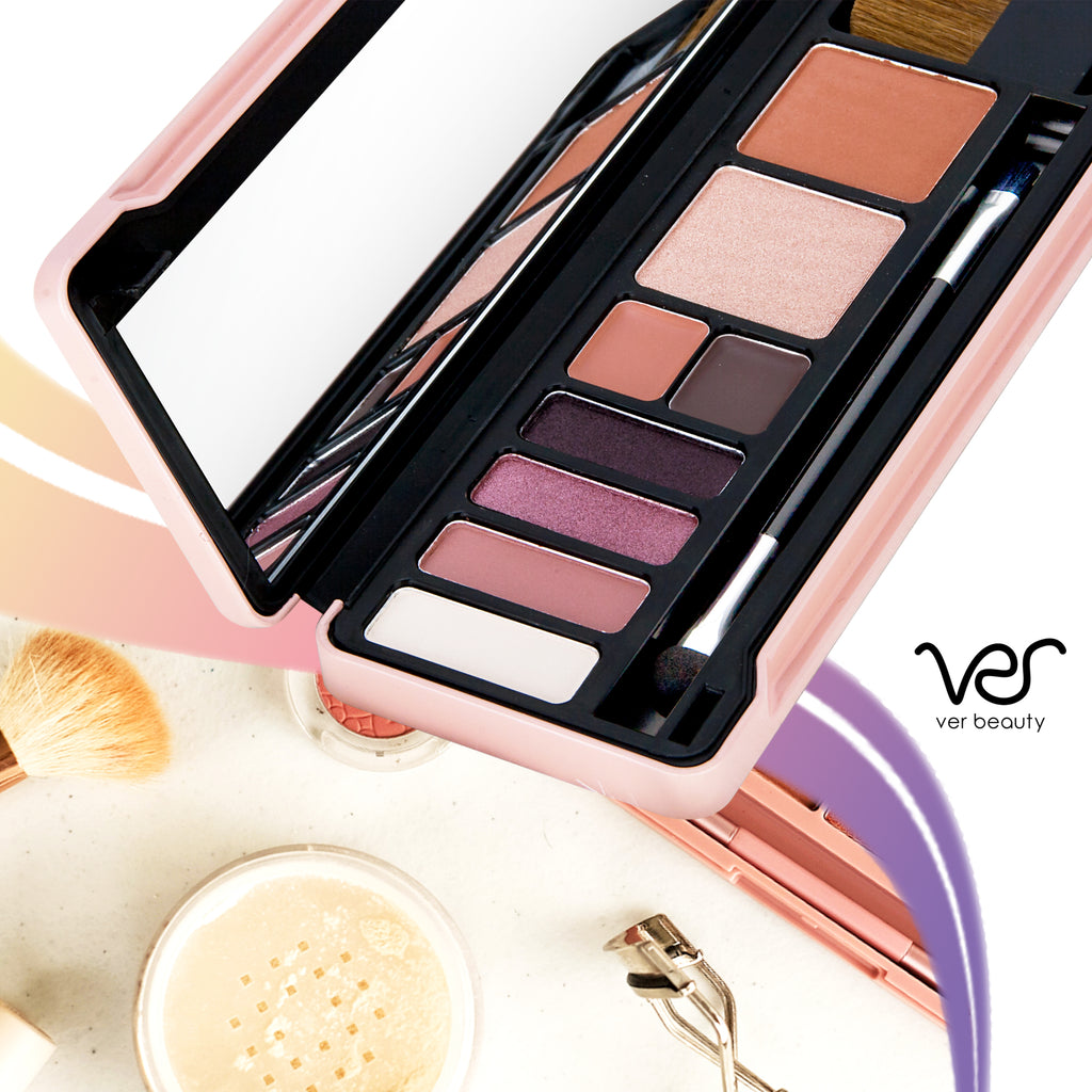 Natural Eyeshadows, Contour, and Cheek Makeup Palette by Ver Beauty-VMP1413