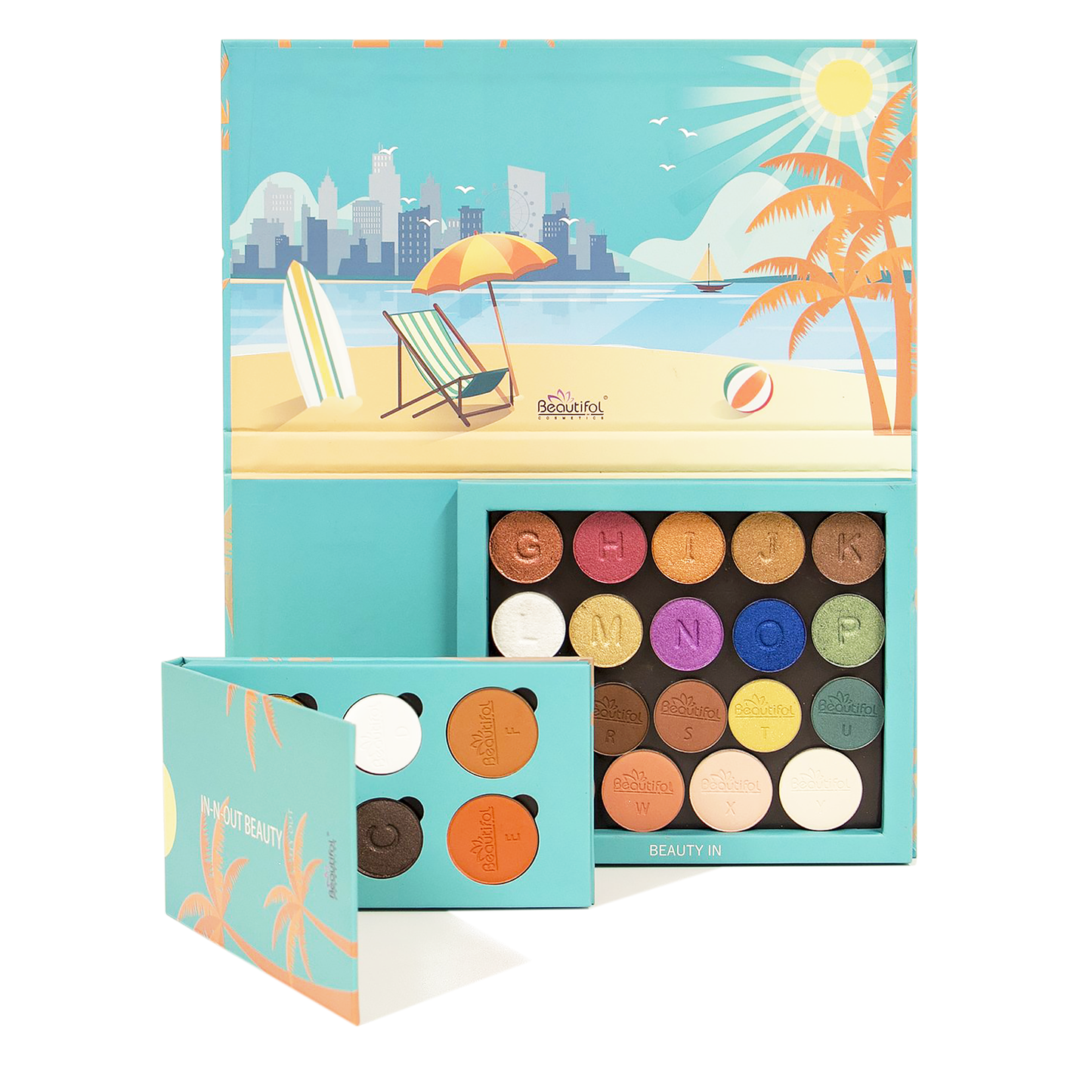 In and Out Beauty 25 Colors Eyeshadow Palette-VMP2011