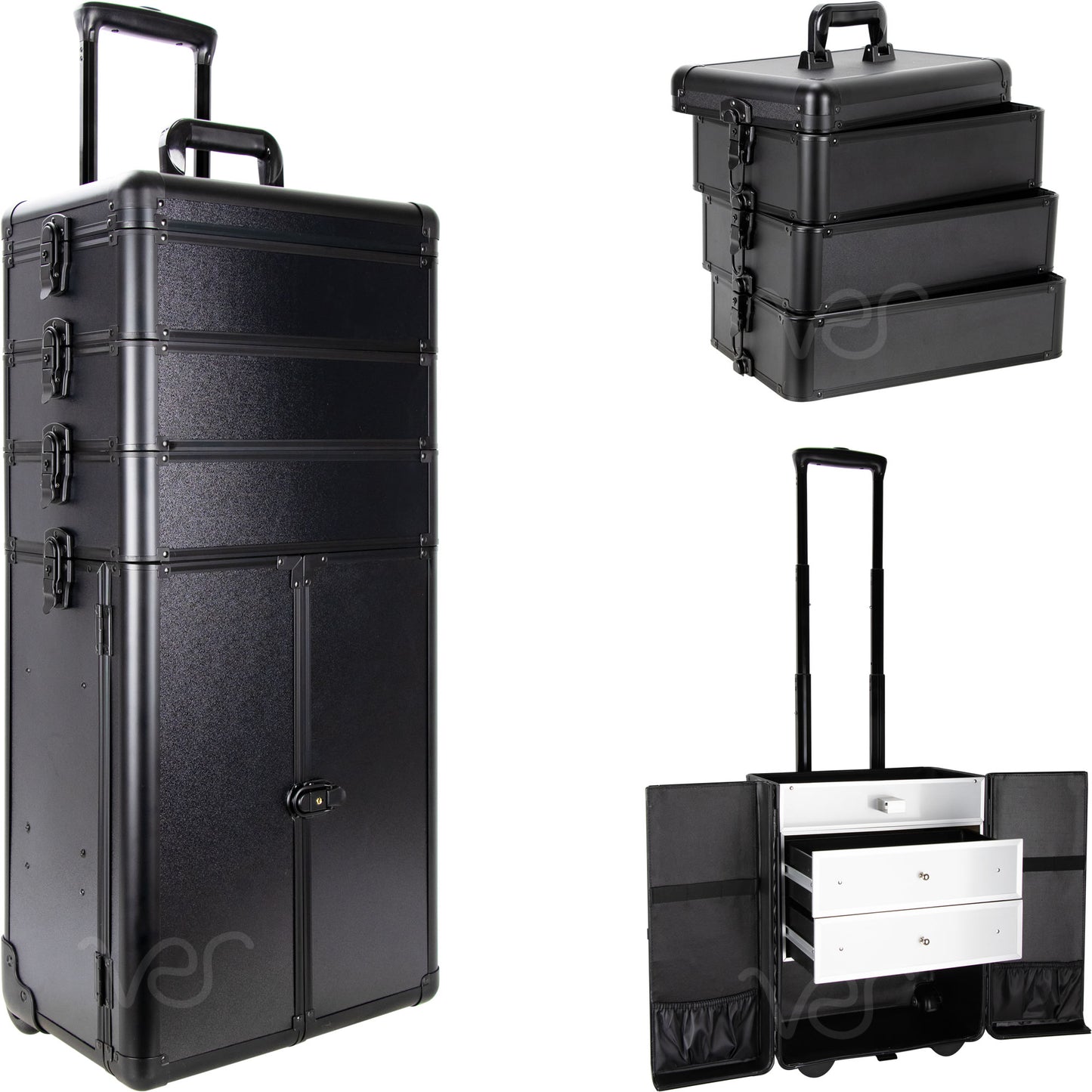 Colonne Rolling Makeup Case by Sunrise-I3366 - eBest Makeup Cases