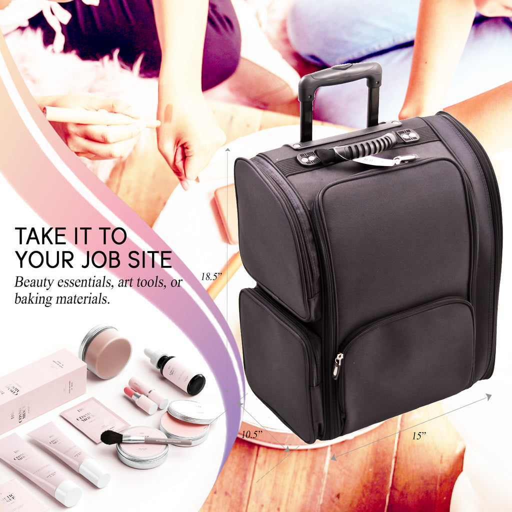 Correr Soft-Sided Rolling Makeup Case by Ver Beauty-VT011