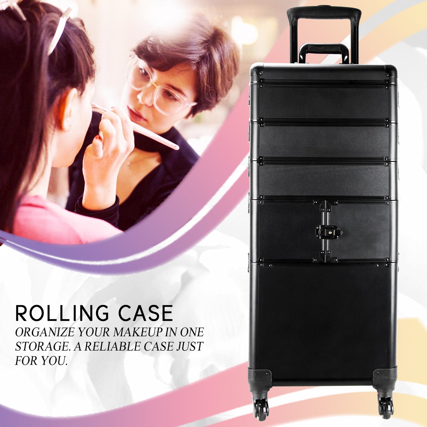 Della Chiesa Rolling Makeup Case by Ver Beauty