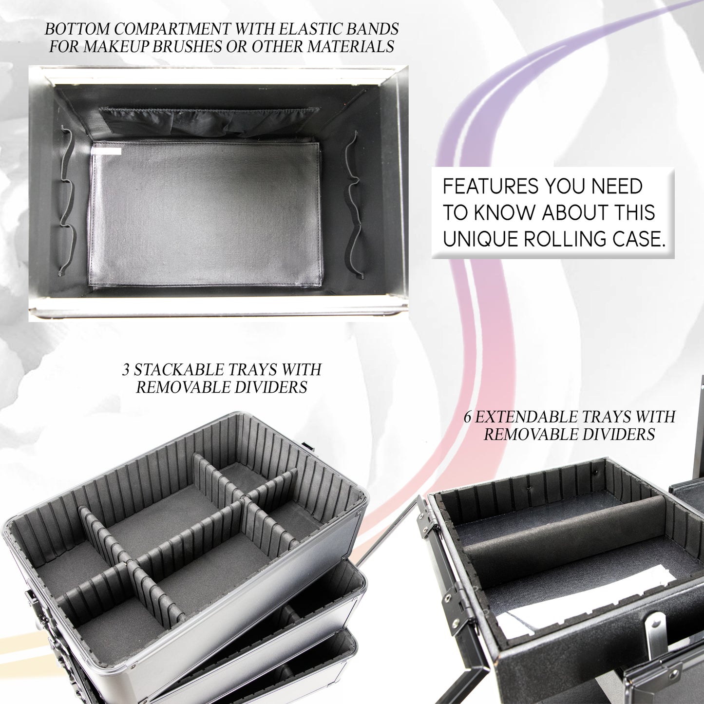 Della Chiesa Rolling Makeup Case by Ver Beauty
