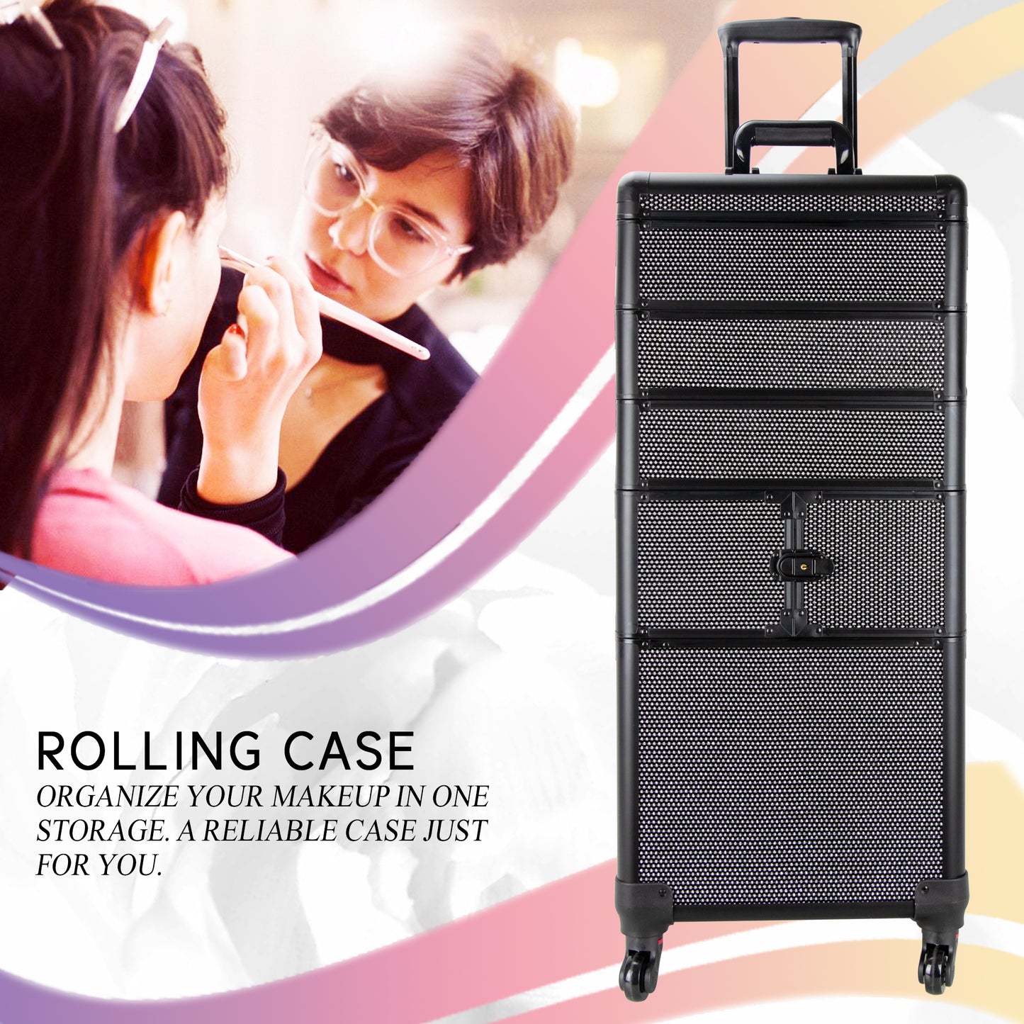 Della Chiesa Rolling Makeup Case by Ver Beauty