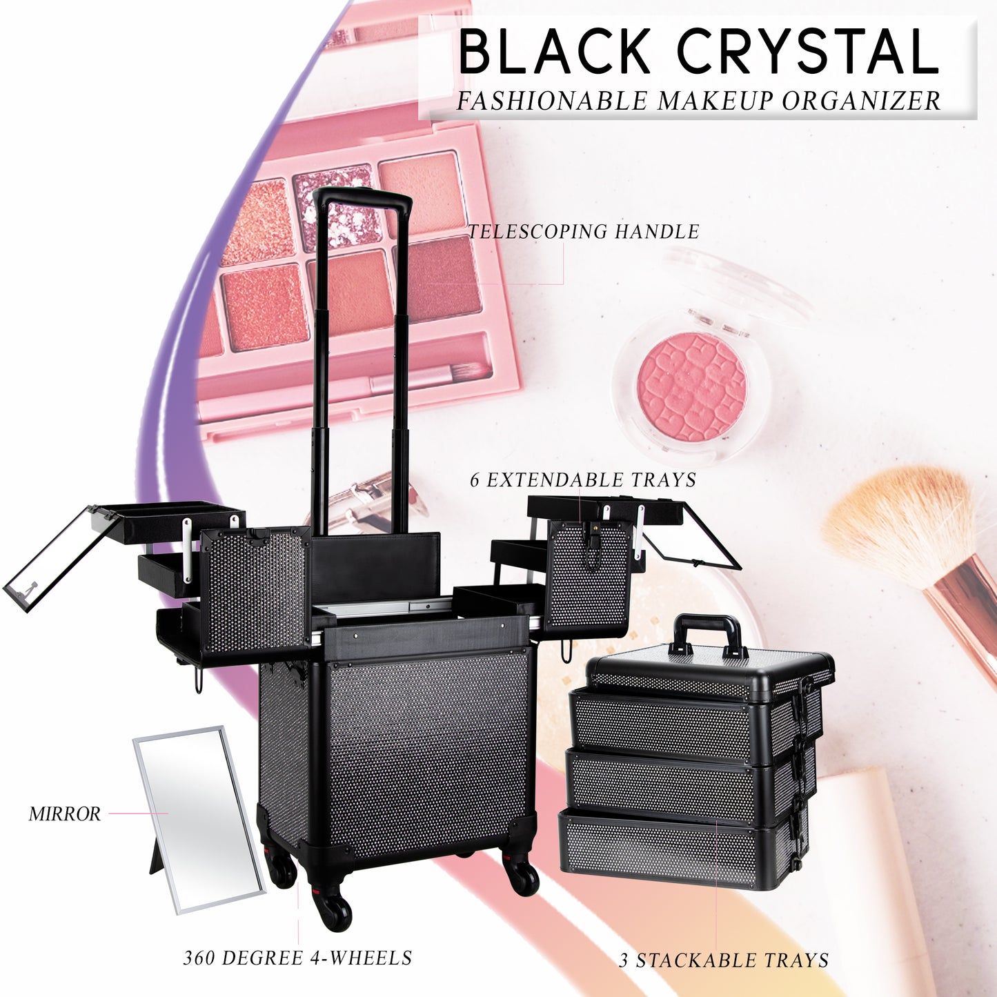 Della Chiesa Rolling Makeup Case by Ver Beauty