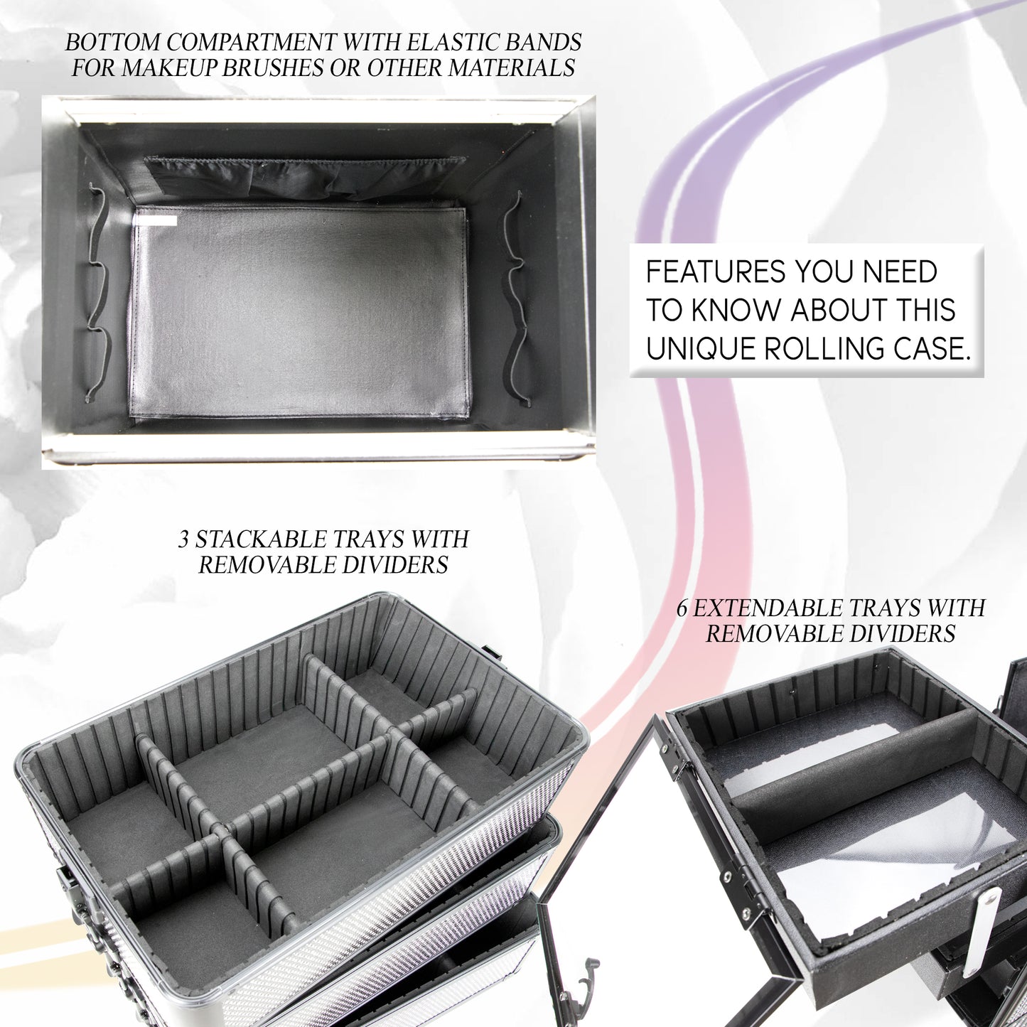 Della Chiesa Rolling Makeup Case by Ver Beauty