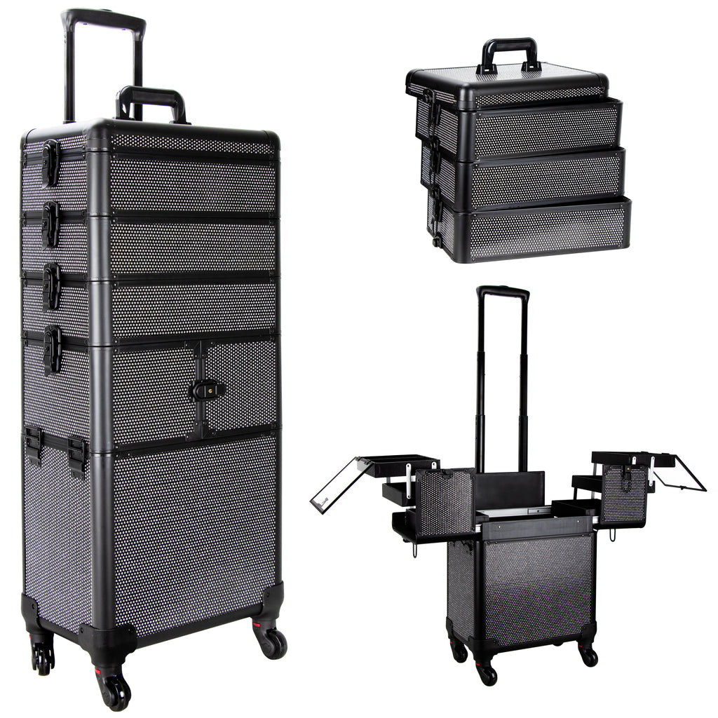 Della Chiesa Rolling Makeup Case by Ver Beauty - eBest Makeup Cases