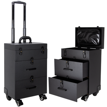 Moro Faux-Leather Rolling Makeup Case By Ver Beauty-VT015 - eBest Makeup Cases